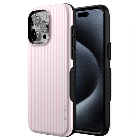 Stripes and the City | Light Pink Pinstripe Case