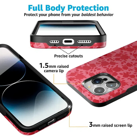 Rose Garden | Red Aesthetic Case