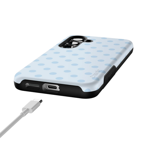 Spotted in SoHo | Light Blue Polka Dot Case