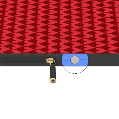 Crazy in Love | Red Hearts Laptop Case