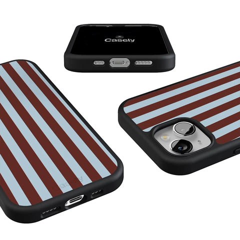 Sunday in Brooklyn | Blue Stripes Case
