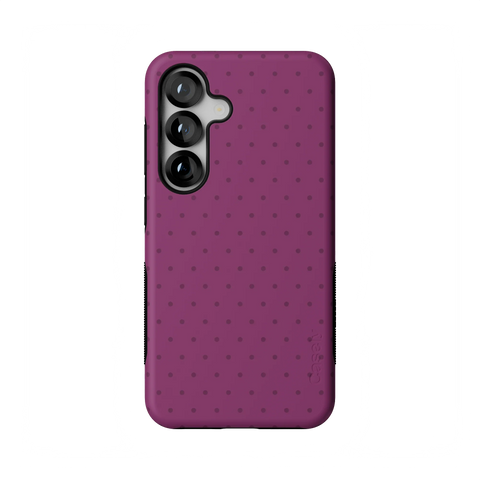 On the Dot | Plum Polka Dot Case