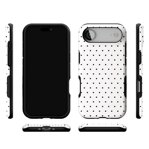 On the Dot | Black Polka Dot Case