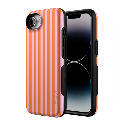 Perfect Stripes | Orange & Pink Stripes Case