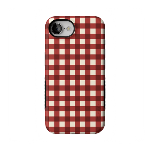 Checked Twice | Red Plaid Case