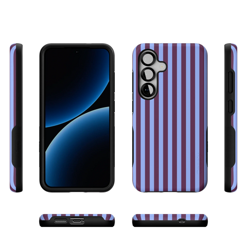 Perfect Stripes | Purple & Blue Stripes Case