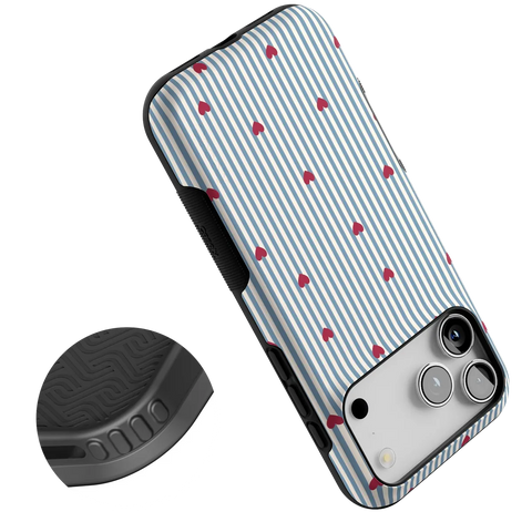 Love Lines | Blue Stripes Case