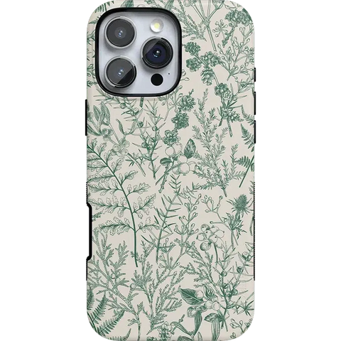 Sage Garden | Green Floral Case