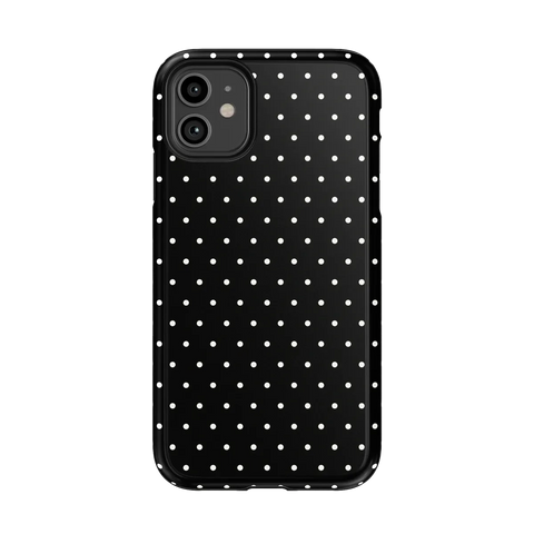 On the Dot | White Polka Dot Case