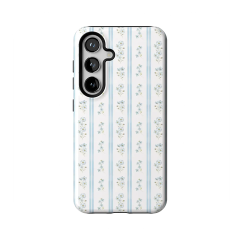 Cottage Stripe | Blue Floral Case