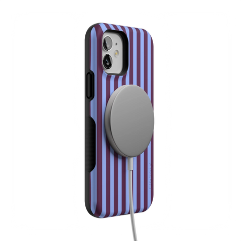 Perfect Stripes | Purple & Blue Stripes Case