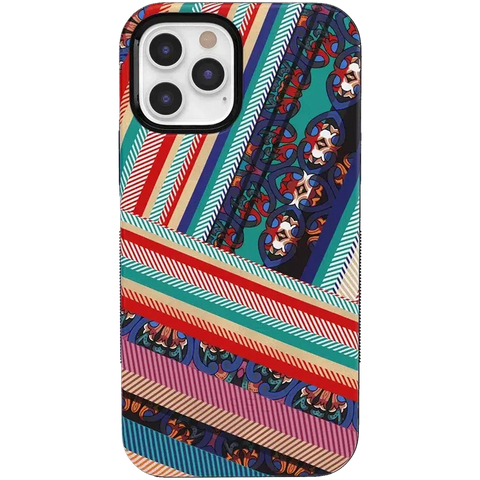 Wearing Layers | Layered Patchwork iPhone Case