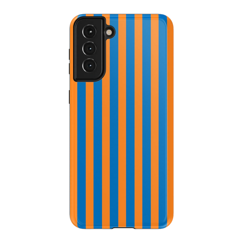 Go New York | Blue & Orange Stripes Case