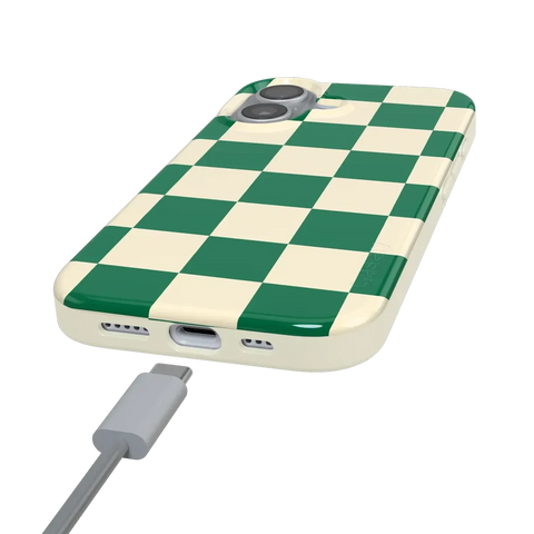 Fit Check | Green Checkerboard Case
