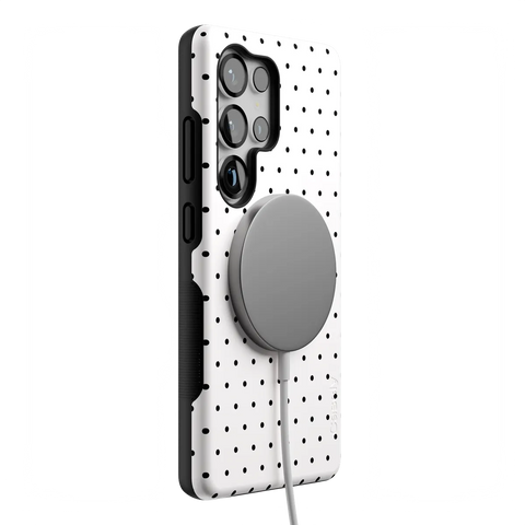 On the Dot | Black Polka Dot Case