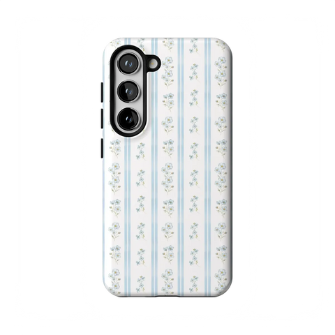 Cottage Stripe | Blue Floral Case