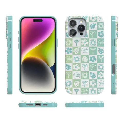 Coastal Checkers | Pura Vida Case