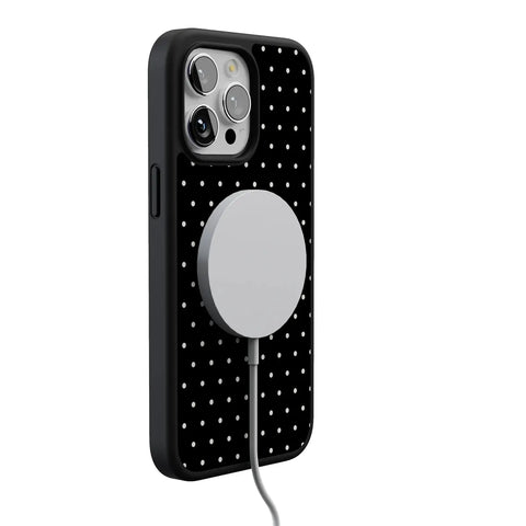 On the Dot | White Polka Dot Case