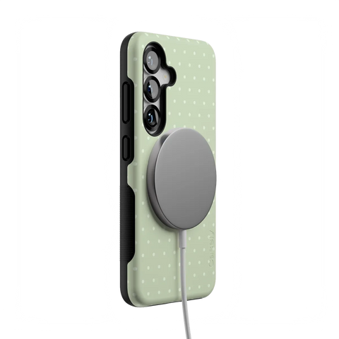 On the Dot | Green Polka Dot Case
