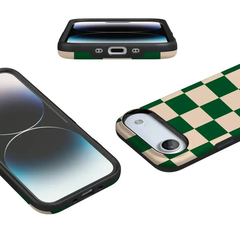 Fit Check | Green Checkerboard Case