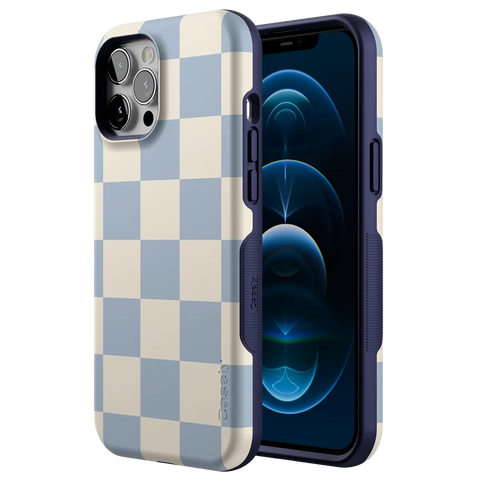Fit Check | Light Blue Checkerboard Case