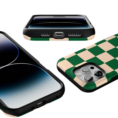 Fit Check | Green Checkerboard Case
