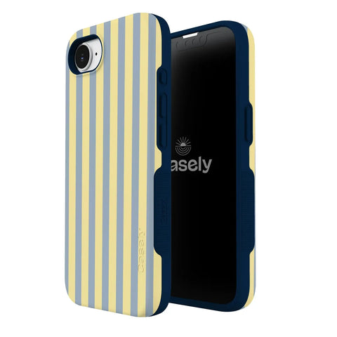 Coastline Stripes | Blue & Yellow Case