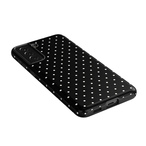 On the Dot | White Polka Dot Case