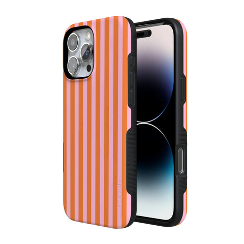 Perfect Stripes | Orange & Pink Stripes Case