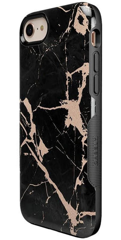 Hidden Gem | Rose Gold and Black Marble Case