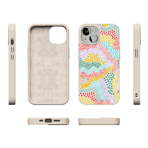 Color Me Happy | Pattern Colorblock Case