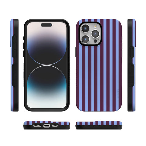 Perfect Stripes | Purple & Blue Stripes Case