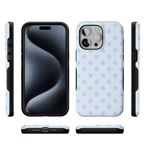 Spotted in SoHo | Light Blue Polka Dot Case