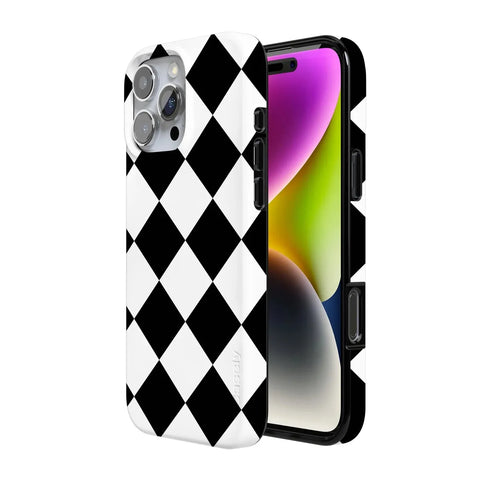 Black Checkerboard | High Contrast Design Case
