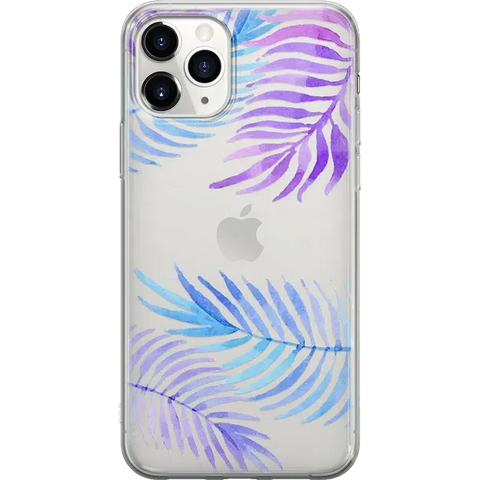 Tropical Blues | Palm Leaves Floral case