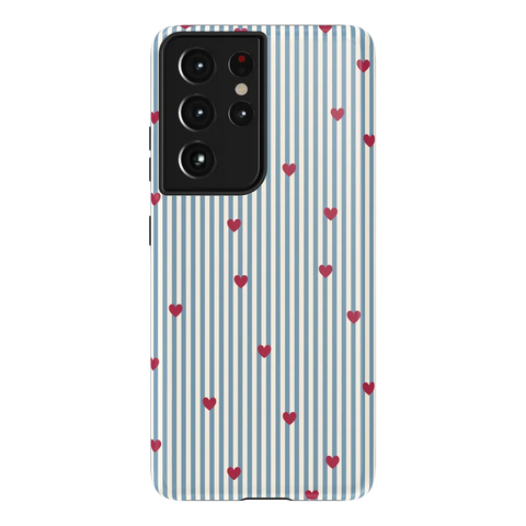 Love Lines | Blue Stripes Case