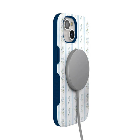 Cottage Stripe | Blue Floral Case