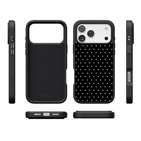 On the Dot | White Polka Dot Case