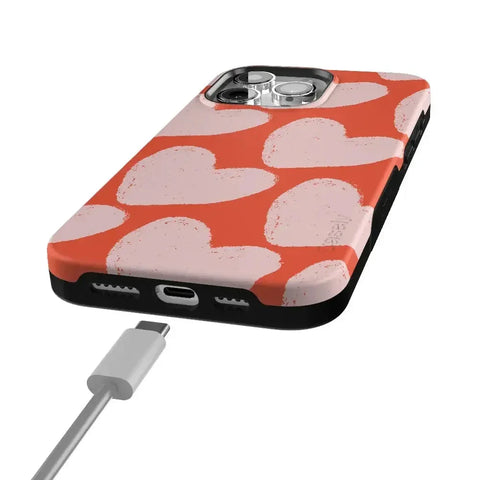 Love You More | Heart Doodle Case