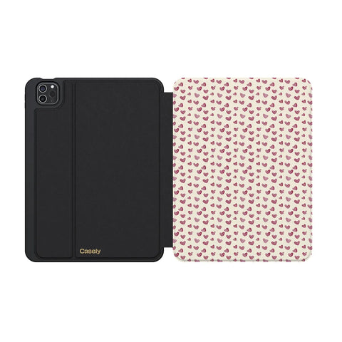 Lovebug | Mauve Hearts iPad Case