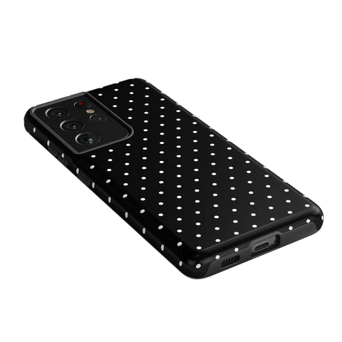 On the Dot | White Polka Dot Case