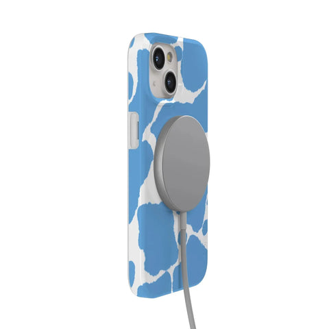 Current MOOd | Light Blue Cow Print Case