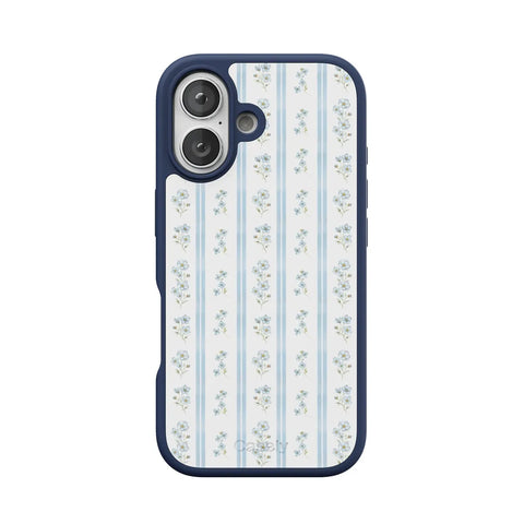 Cottage Stripe | Blue Floral Case