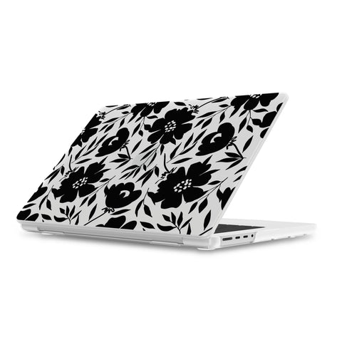 Dark Fantasy | Contrast Floral Laptop Shell