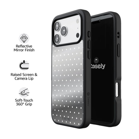 On the Dot | White Polka Dot Case
