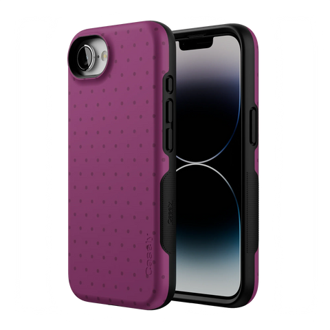 On the Dot | Plum Polka Dot Case