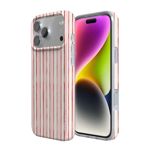 Pretty in Pastel | Blush Stripes Case