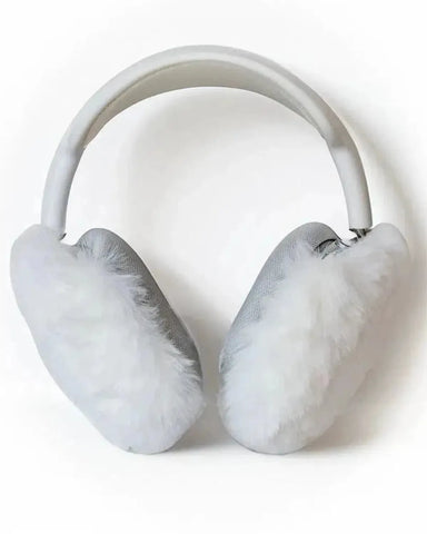 White Fluffy Earmuffs | AirPods Max Case