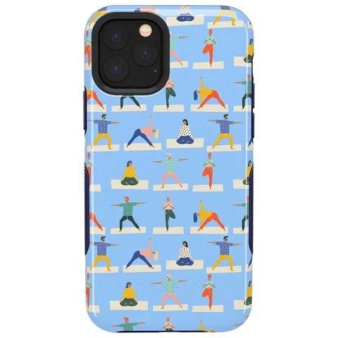 Go with the Flow | Light Blue Yoga Case
