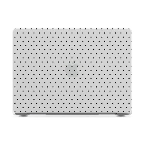 On the Dot | Black Polka Dot Laptop Shell